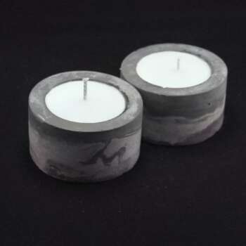 Round straight candles