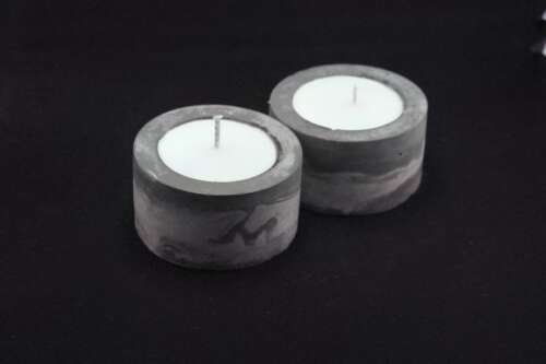 Round straight candles