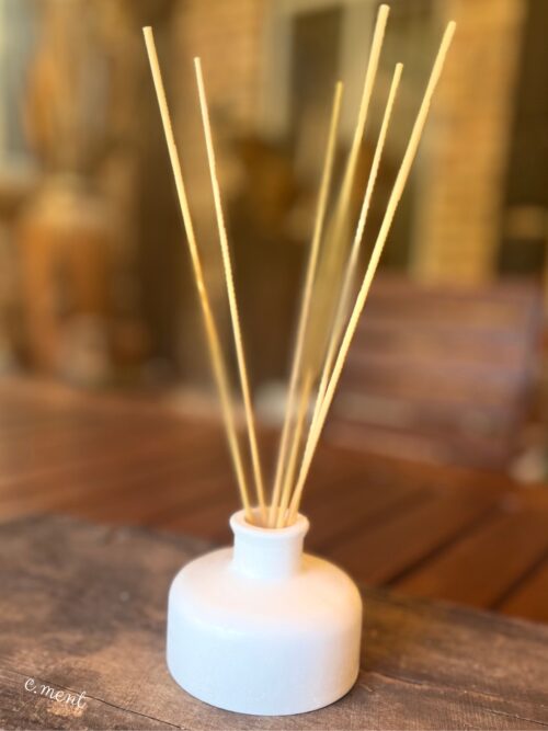 fragrance diffuser, bottle, cement-marble, cement, decor, minimalistic